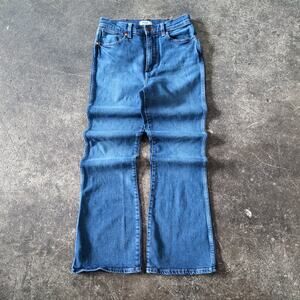 Wrangler Bootcut Jeans Womens 27x32 Blue Pants High Rise Western Stretch Retro